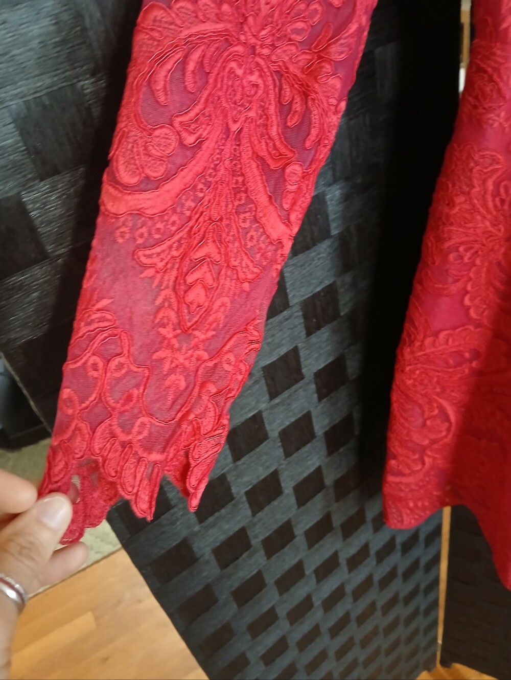 Saylor Rita Dress In Rasberry NWT Fit And Flare Party Wedding Guest HOCO Dance - Picture 4 of 9